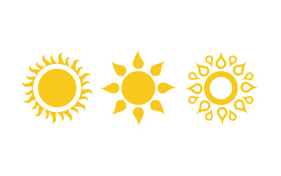 Sun Light Ray Logo Vector illustration Icon Template v.20