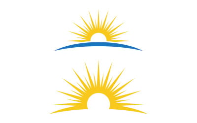 Sun Light Ray Logo Vector illustration Icon Template v.8