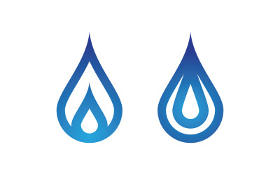 Wassertropfen Sanitär Logo Vorlage Vektor-Illustration v.60