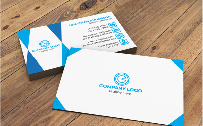 Corporate Business Card template (V-100)