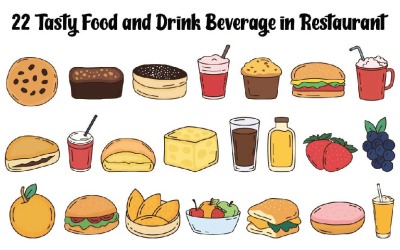 22 Tasty Food and Drink Beverage in Restaurant