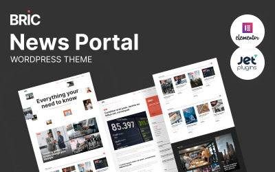 Bric - Újság, hírportál WordPress téma