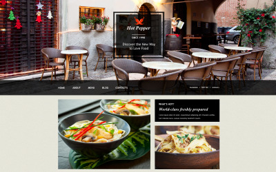"European Restaurant Muse Template" Muse 模板 #51059