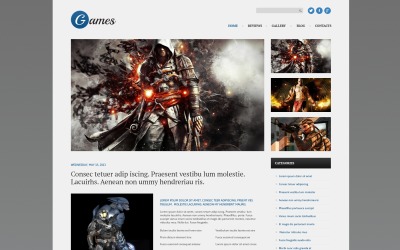 Games Responsive WordPress-tema