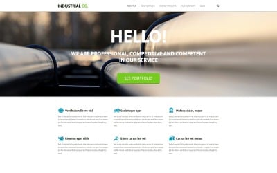 Ipari sablon Joomla sablon