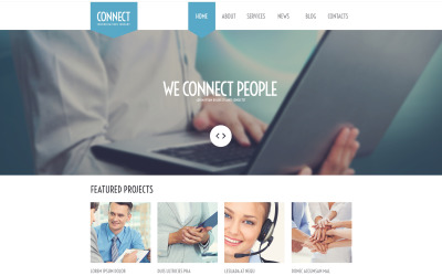 Motyw WordPress dla agencji komunikacji