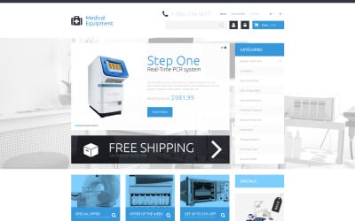 PrestaShop téma Lékařské přístroje