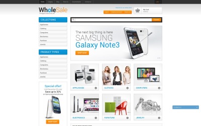 Responsivt Wholesale Store Shopify-tema #51098
