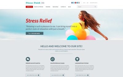 Responsywny szablon Joomla Hypnosis Therapy #51037