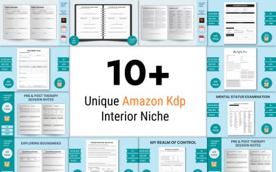 10+ design unici per nicchie interne di Amazon KDP