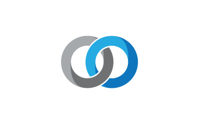 Chain Linked Logo Business corporate illustration design v.21