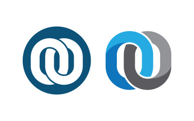 Chain Linked Logo Business corporate illustration design v.24