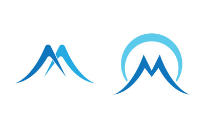 M Letter Logo business icon design illustration template v.25