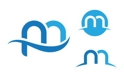 M Letter Logo business icon design illustration template v.31