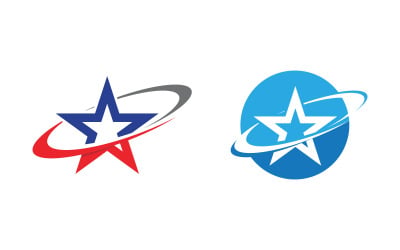 Star Logo speed Concept Logo Illustration design template v.11