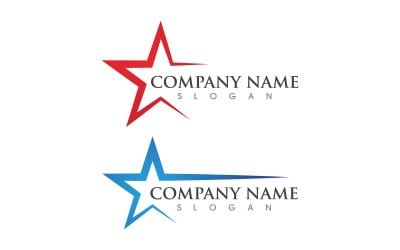 Star Logo speed Concept Logo Illustration design template v.13