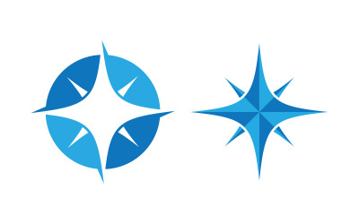 Star Logo speed Concept Logo Illustration design template v.15