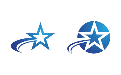 Star Logo speed Concept Logo Illustration design template v.17