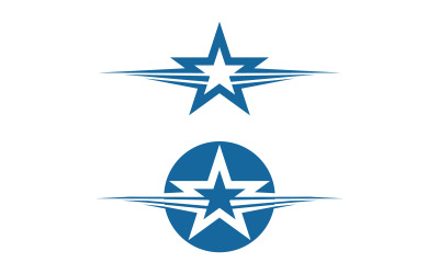 Star Logo speed Concept Logo Illustration design template v.18