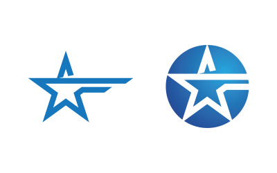 Star Logo speed Concept Logo Illustration design template v.5