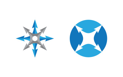 Star Logo speed Concept Logo Illustration design template v.6