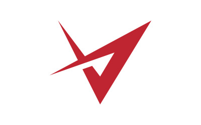 V Letter icon Business Logo Template design illustration v.6
