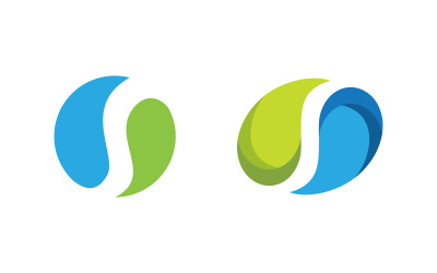 Bedrijfslogo-ontwerpsjabloon voor S-letters vector vv.42