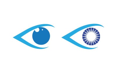 Branding Corporate Health Eye Care vector Logo design vv.34