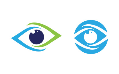 Branding Corporate Health Eye Care vektor Logotypdesign vv.32