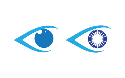 Branding Corporate Health Eye Care vektor Logotypdesign vv.34