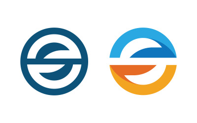 Business S brev logotyp design vektor mall vv.43