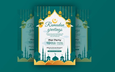 Eid Ul Fitr Iftar Party Social Media Vorlage
