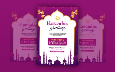 Eid Ul Fitr Social Media-Vorlage Poster