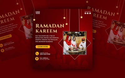 Ramadan Kareem  Social  Media  Template  Design