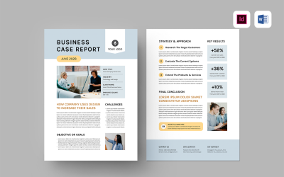 Business Case-rapport | Microsoft Word en Adobe Indesign