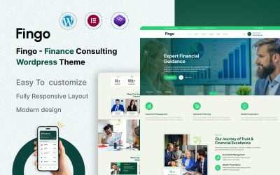 Fingo - Финансовый консалтинг Wordpress тема