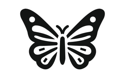 Flying butterflies silhouette FREE