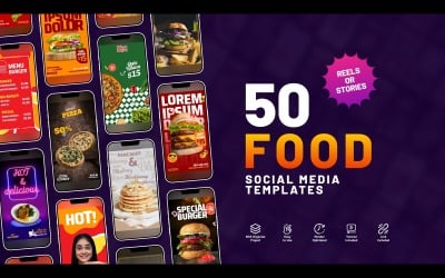 Food Stories Pack - After Effects Template