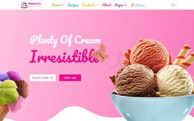 JL Shekerlic Patisserie Chocolate Sweets &amp;amp; Candy And Cake Joomla6 Template