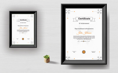 Modello di certificato strabiliante 1