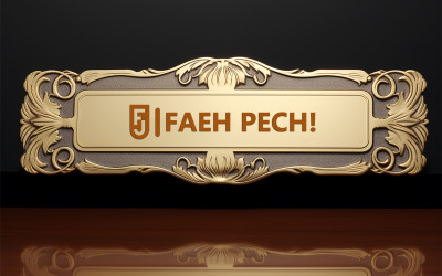 Nameplate logo mockup | card logo mockup | logo mockup,