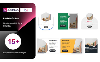 Plugin WordPress Info Box pour Elementor