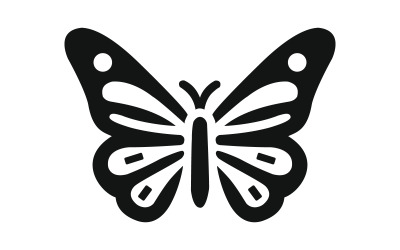 Vliegende vlinders silhouet GRATIS