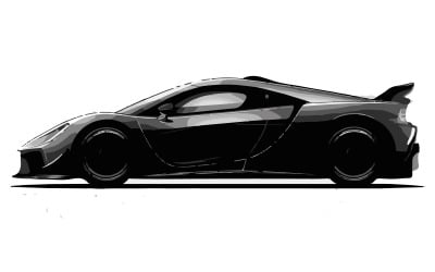A car silhouette vector illustrator