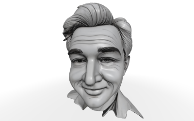 Busto da gentiluomo classico modello 3D gratuito
