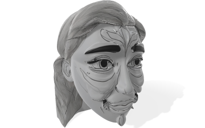 Nature&amp;#39;s Muse Mask Kostenloses 3D-Modell