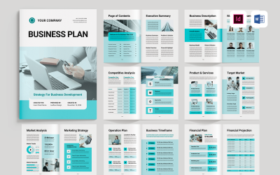商业计划 | Microsoft Word 和 Adobe Indesign