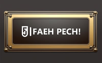 Black card logo mockup | nameplate mockup