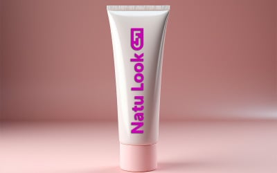 Cream tube mockup | blank tube mockup