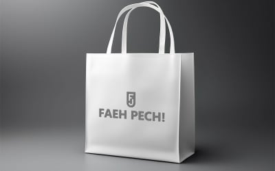White shopping bag mockup | shopping bag mockup